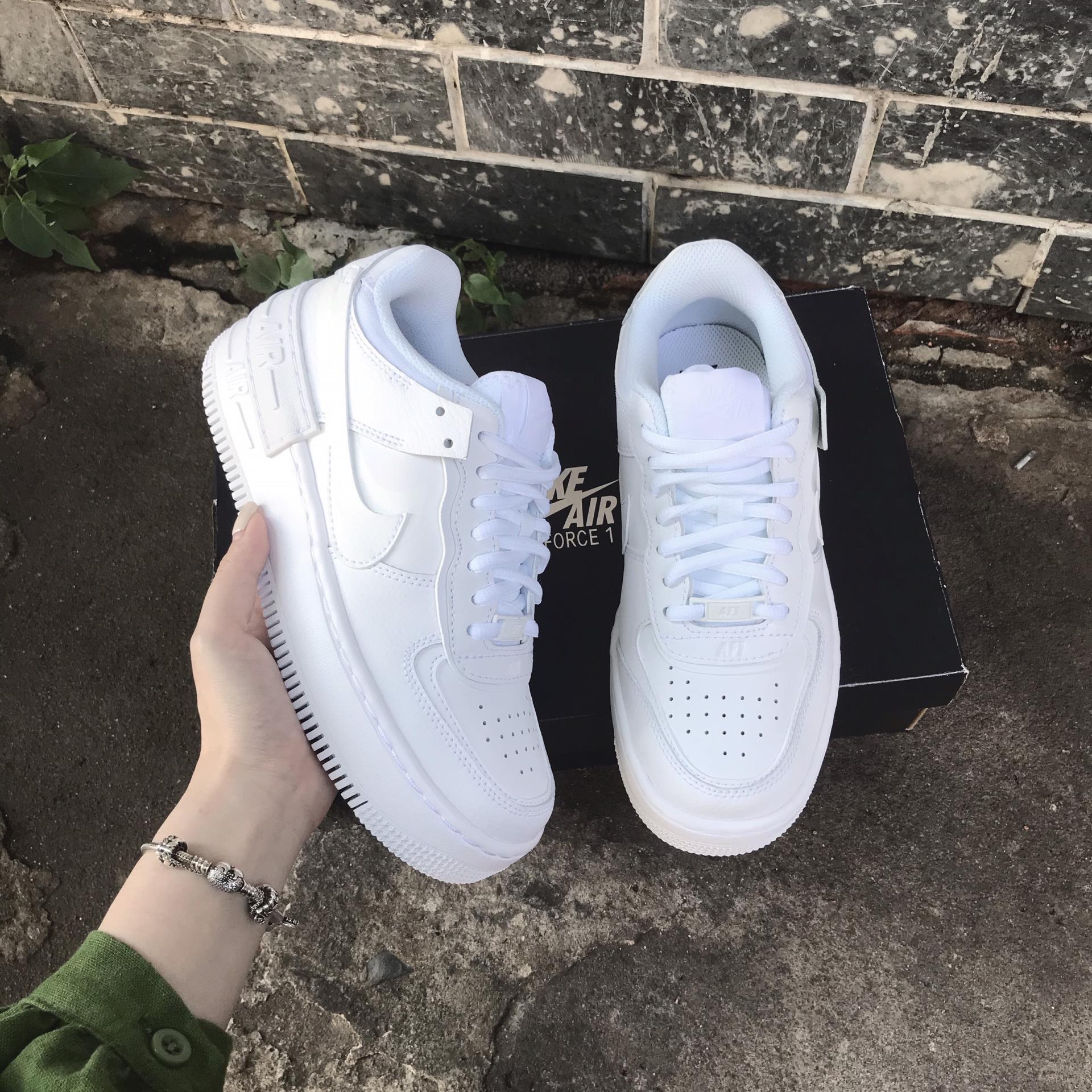 Air force 1 outlet shadows white