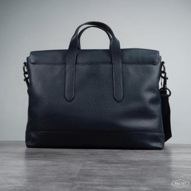 Túi Coach Hamilton Portfolio Brief Pebble Navy * [F75757]