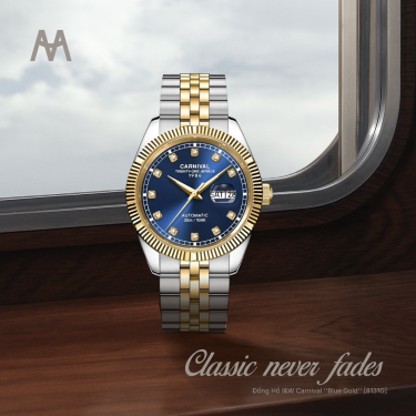 Đồng Hồ I&W Carnival ''Blue Gold'' [8131G] - Image 1