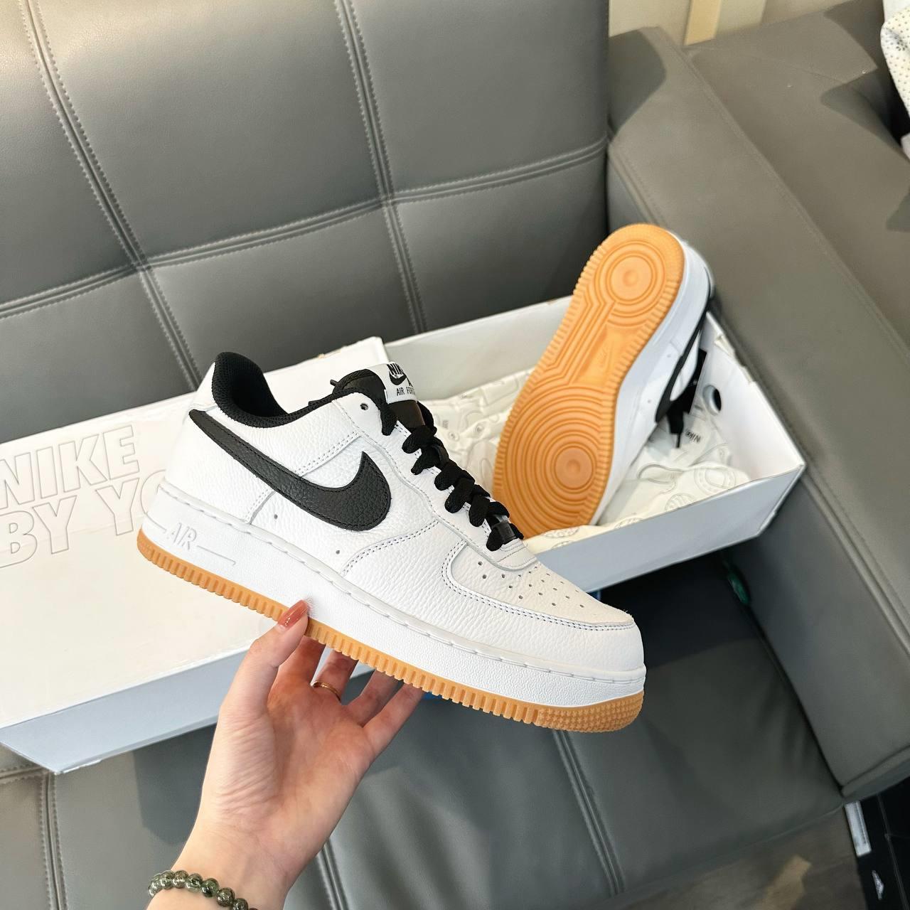 Minhshop.vn - Giày Nike Air Force 1 Low By You Custom White / Gum