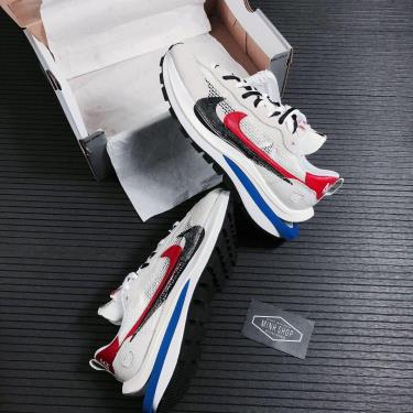 Hàng Chính Hãng Nike Ldwaffle x Sacai Cream White/Blue/red 2021** V - cv1363-100