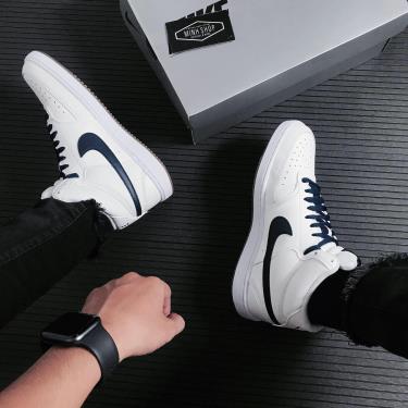 BEST SELLER  Hàng Chính Hãng Nike Court Vision Mid White/Blue 2020**