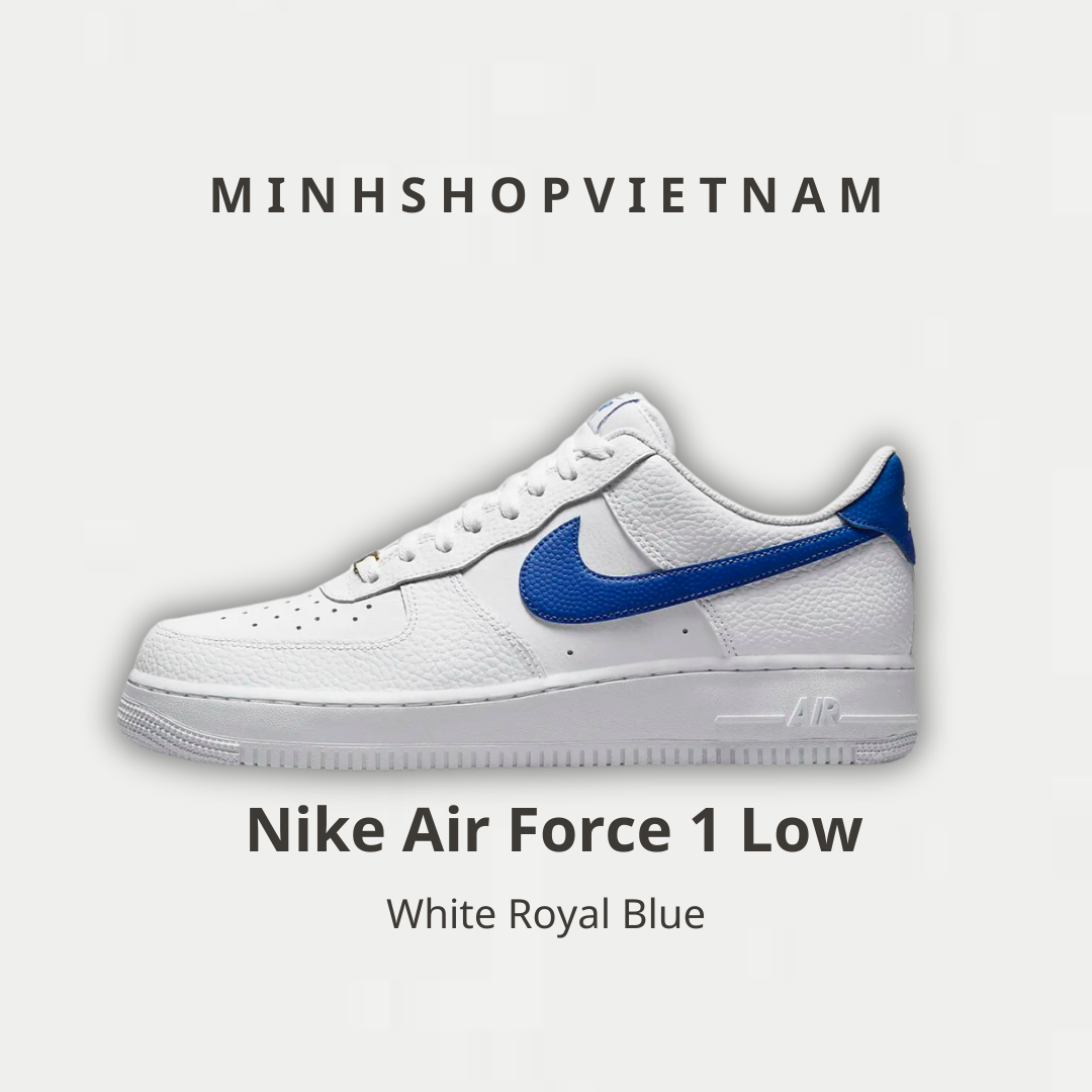 Minhshop.vn - Giày Nike Air Force 1 Low 'White Royal Blue' [DM2845