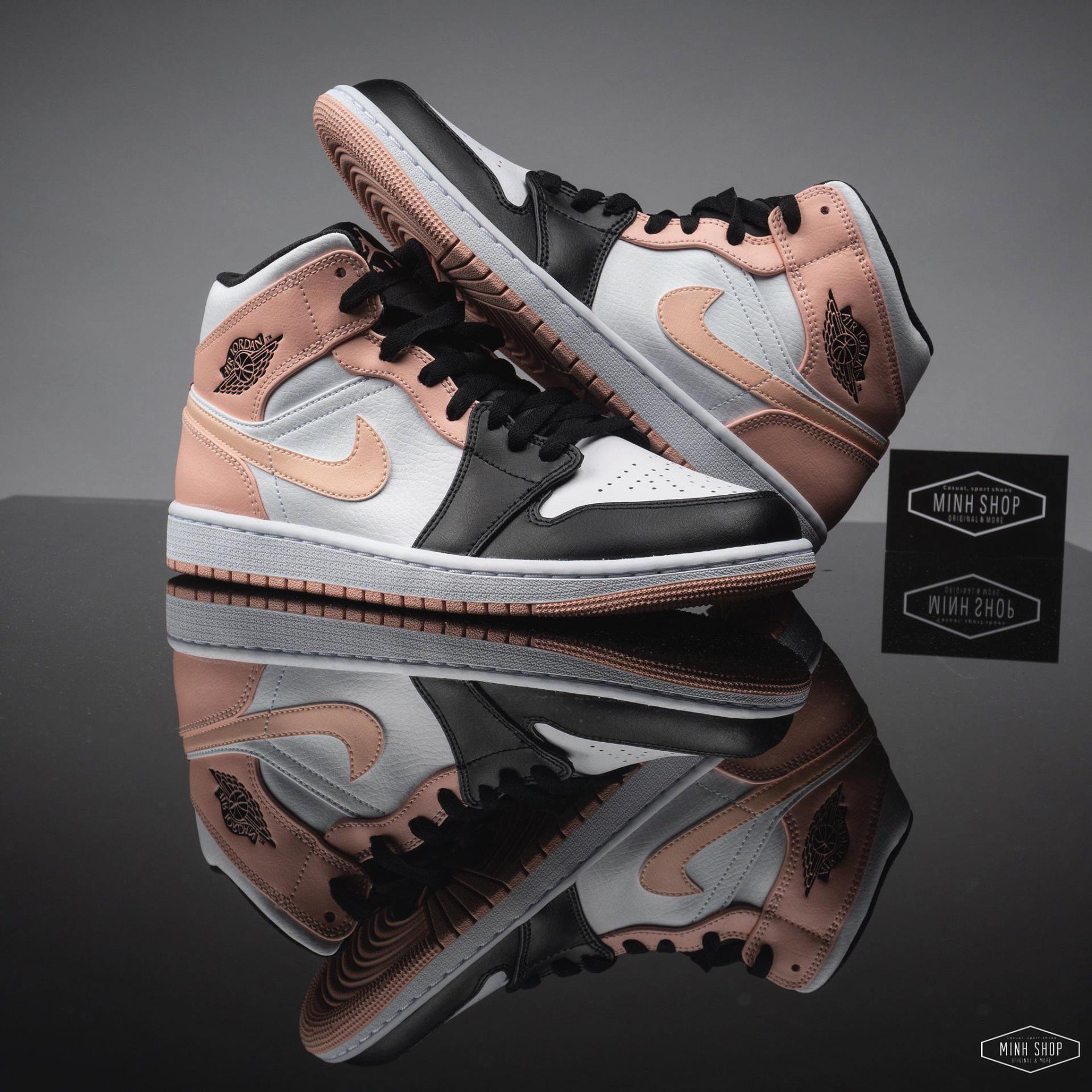 Minhshop.vn - ð¥New Arrivalsð¥ GiÃ y Nike Air Jordan 1 Mid âCrimson Tintâ ** [554724 133]