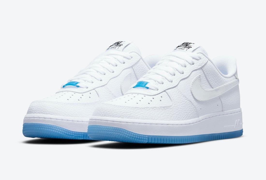 tenis nike air force 1 low uv reactive swoosh