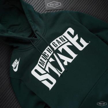 Hàng Chính Hãng Áo Hoodie Nike College Club Fleece Green 2021**