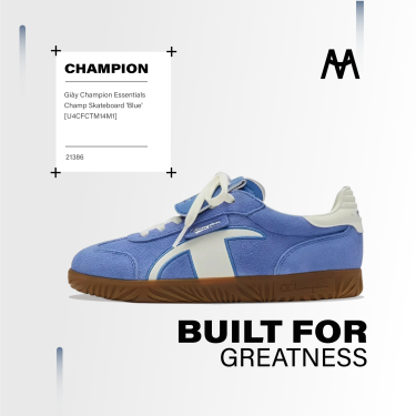 Giày Champion Essentials Champ Skateboard  'Blue' [U4CFCTM14M1] - Merry Christmas - Image 1