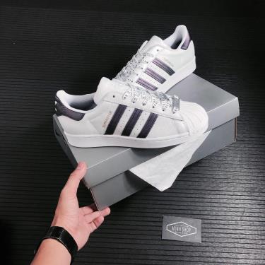 Hàng Chính Hãng Adidas Superstar With Lace Jewels 2021** FV3396