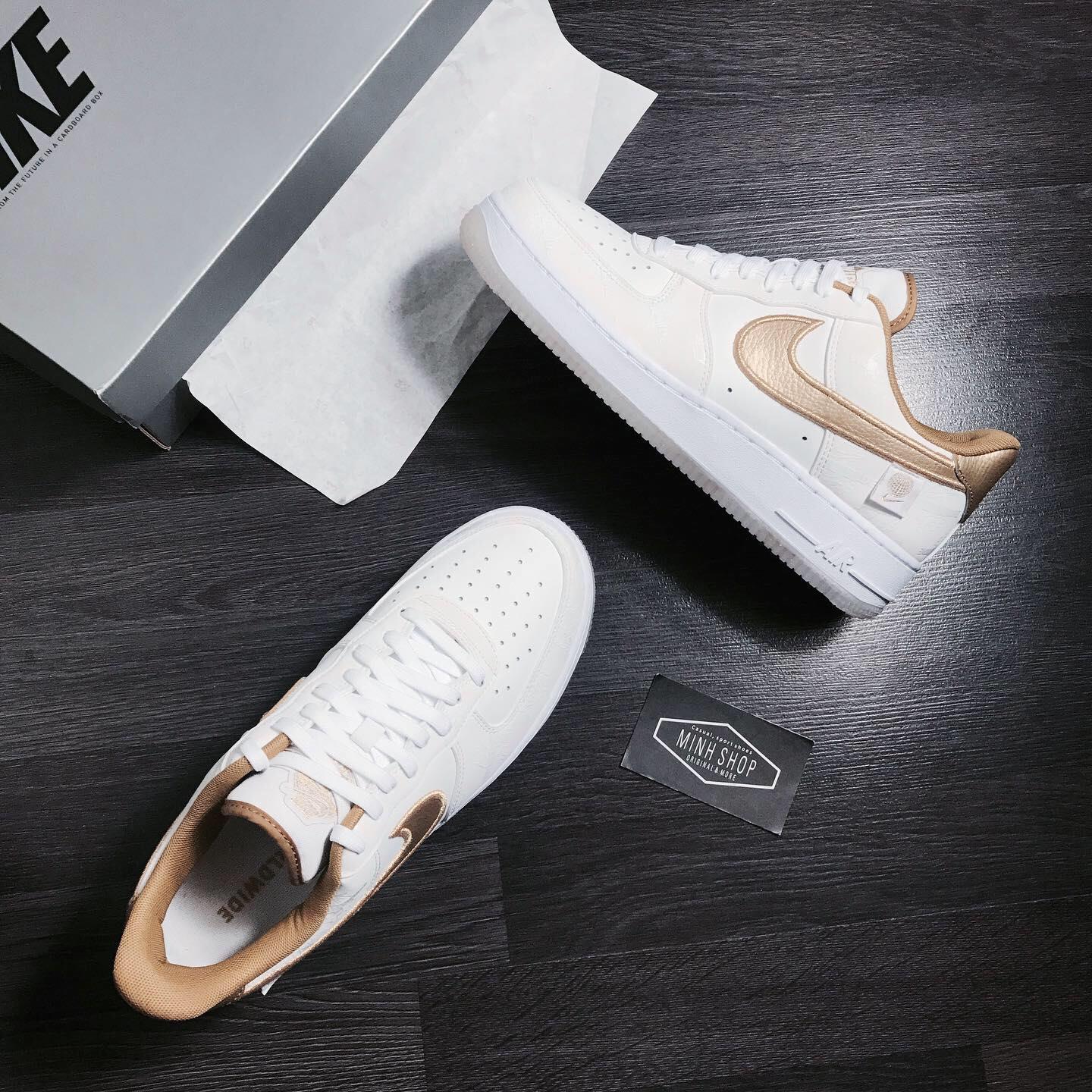  - Giày Nike Air Force 1 Low Worldwide Katakana Gold [DA1343-170]