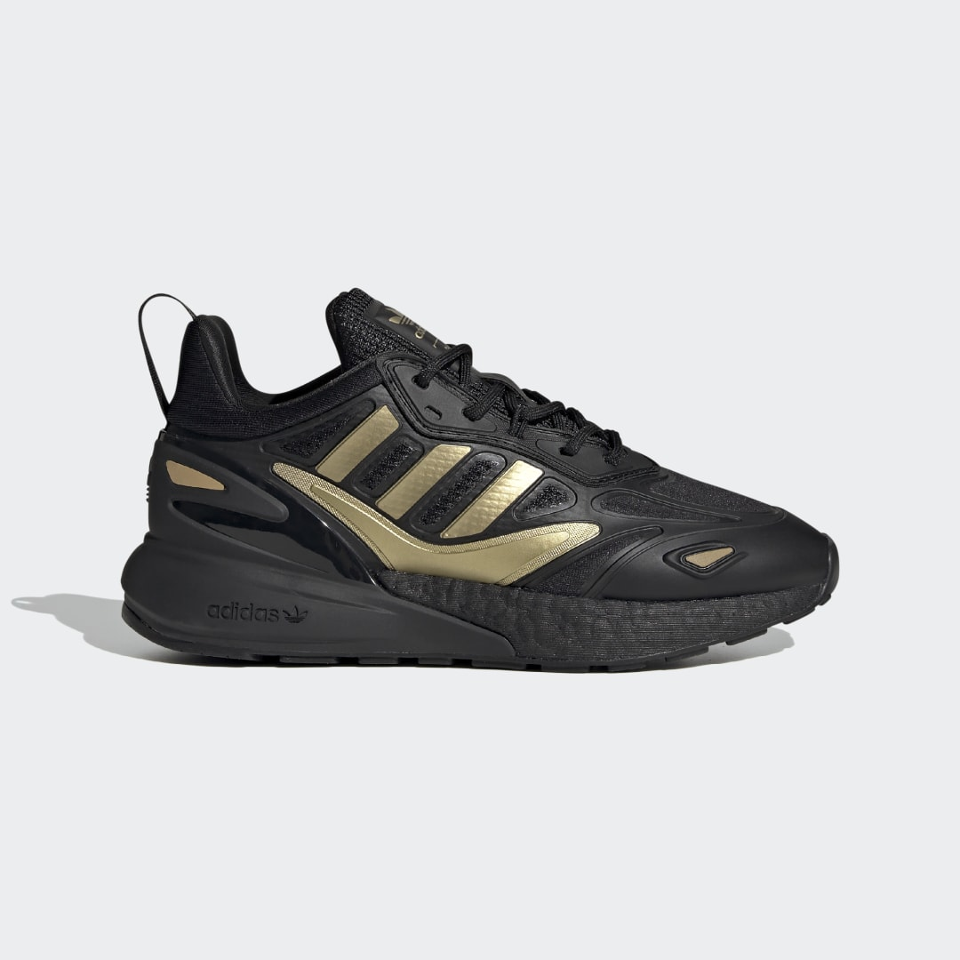 Minhshop.vn - Giày Adidas ZX 2K Boost 2.0 Core Black / Gold 