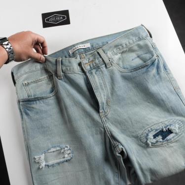 Quần Jeans PacSun Light Ripped Stacked Skinny