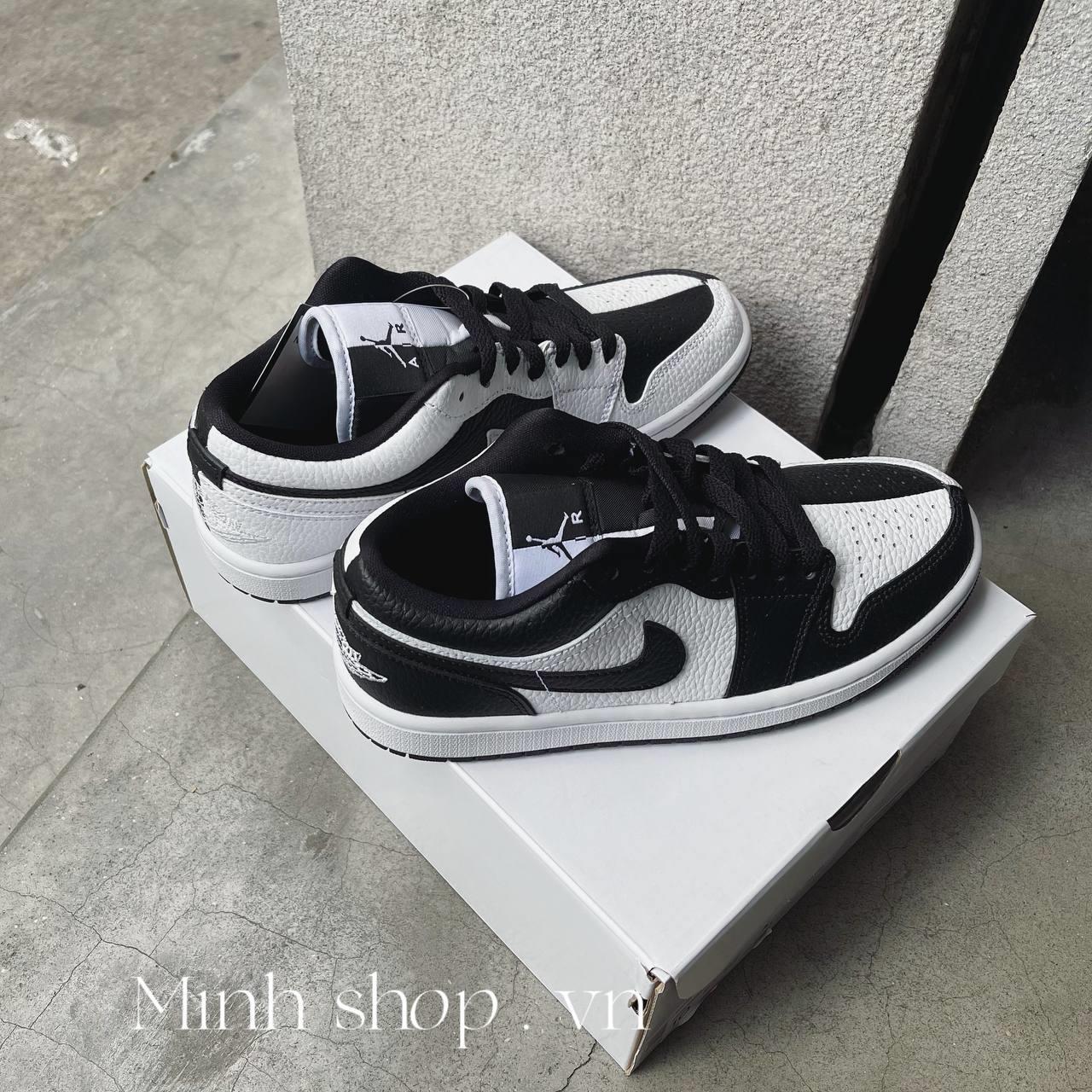 Minhshop.vn - Giày Nike Air Jordan 1 Low SE Homage White Black