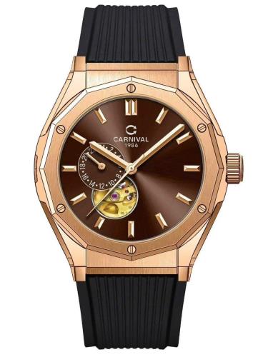 Đồng Hồ Carnival ''Gold Brown dial'' [8189G] - Image 1