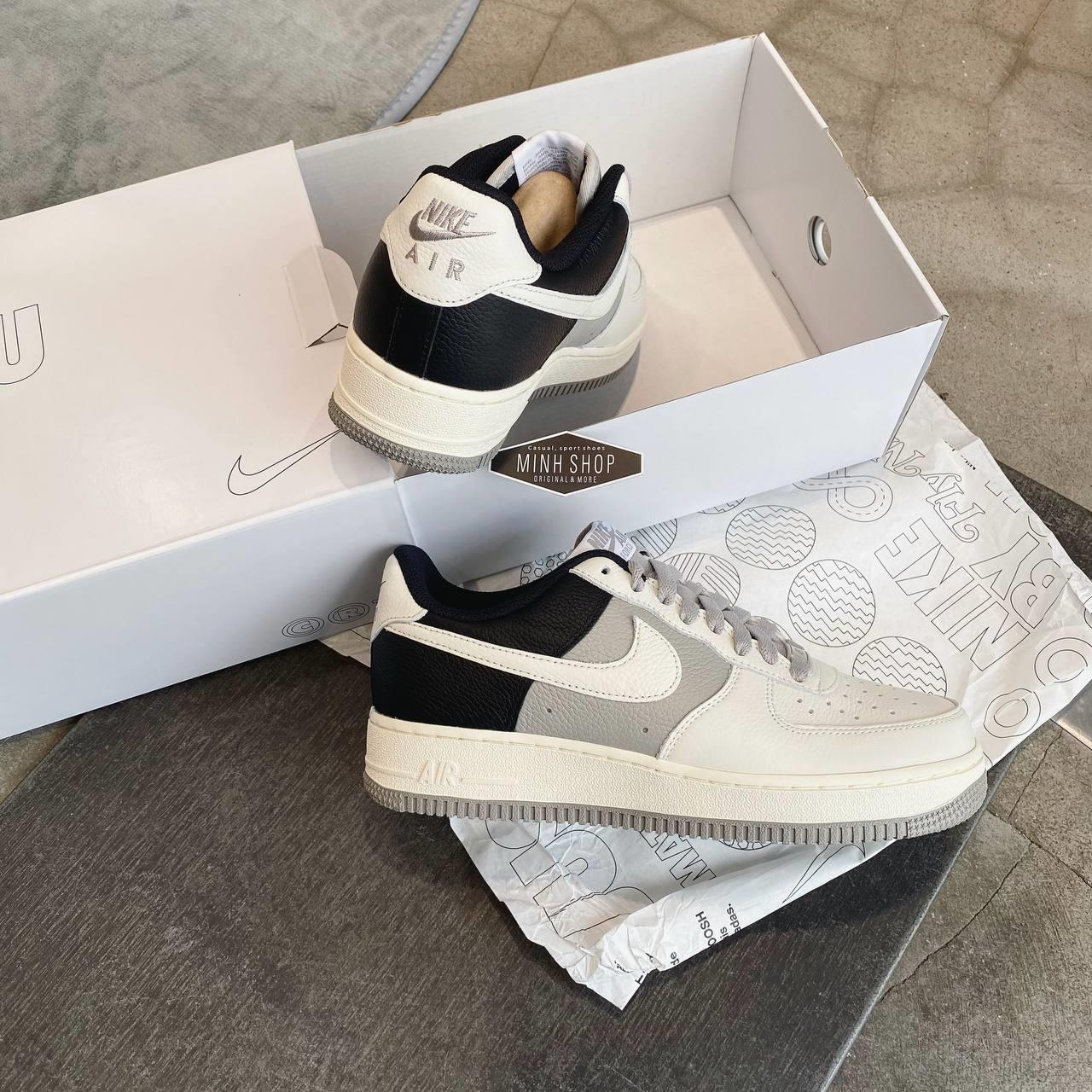 Giày Nike Air Force Custom Low By You White/black