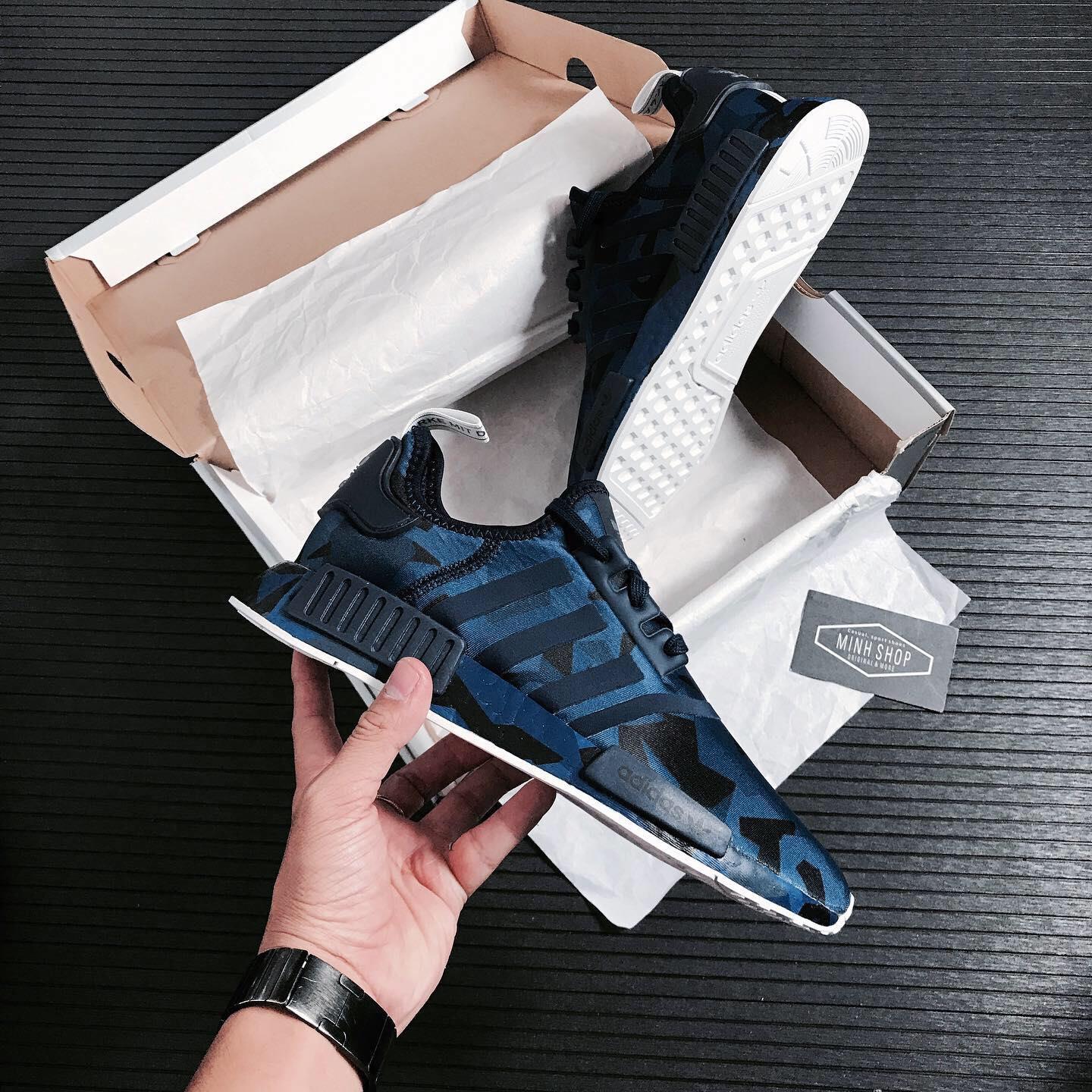 adidas nmd r1 fractal camo collegiate navy