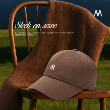 Nón MLB Nanologo Unstructured Ball Cap New York Yankees ''Brown'' [3ACPB045N 50BRS]