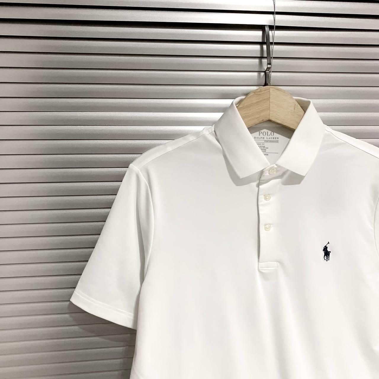  - Áo Polo Ralph Lauren Classic Fit Active Performance White