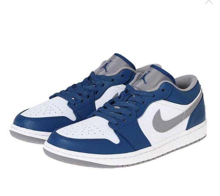 Minhshop.vn - Giày Nike Air Jordan 1 Low 'True Blue Cement