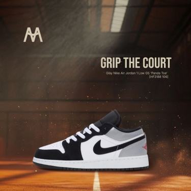 Giày Nike Air Jordan 1 Low GS 'Panda Toe' [HF3188 106] - Image 1