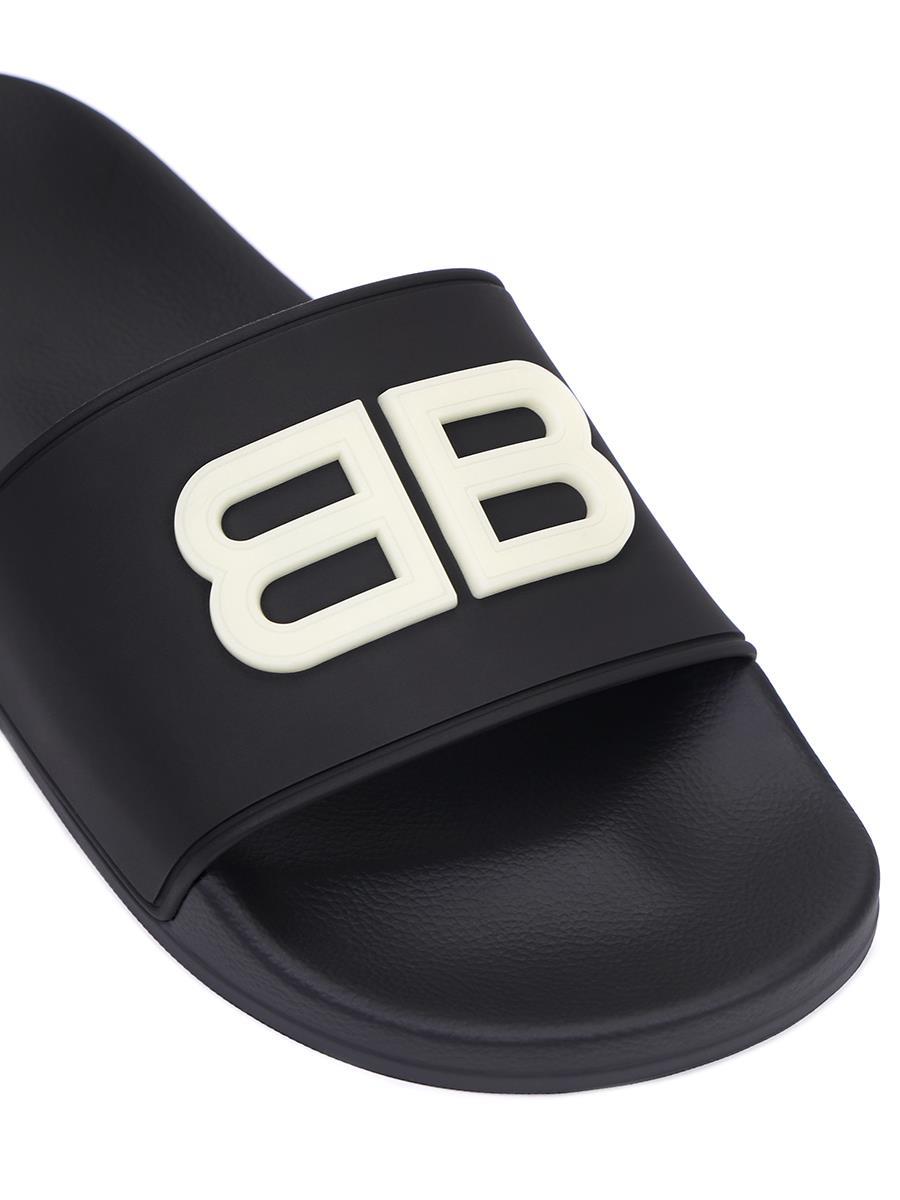 Dép Balenciaga nam màu xám chữ đen DBL04 siêu cấp  K2Store