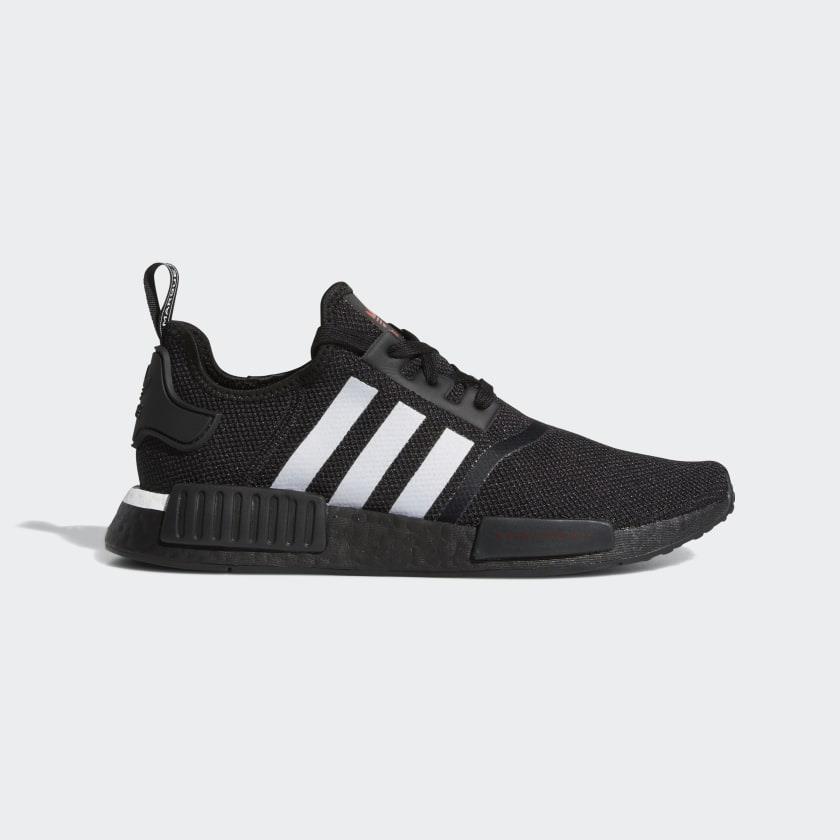 adidas nmd women's black and white