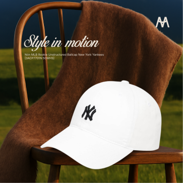 Nón MLB Rookie Unstructured Ballcap New York Yankees  [3ACP7701N 50WHS]