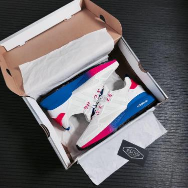Giày Adidas ZX 2K Boost White Pink Blue ** [FY0605]