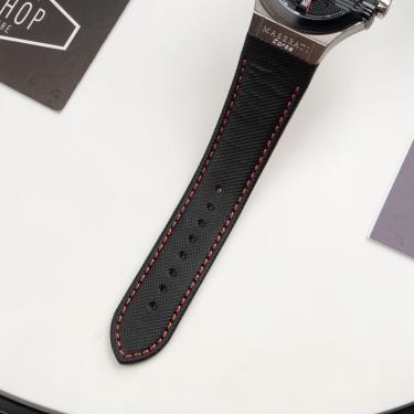 🍀 LUX 🍀 Đồng Hồ Maserati Potenza Black Dial Black Leather Watch ** [R8851108001]