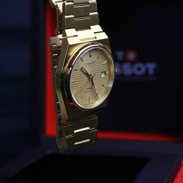 Đồng Hồ Tissot Prx Powermatic 80 Gold Plated [T137.407.33.021.00] - Image 1