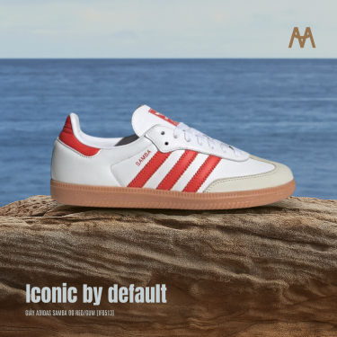 GIÀY ADIDAS SAMBA OG RED/GUM [IF6513] - Image 1