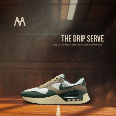 Giày Nike Air Max SYSTM 'Sail Pro Green' [FD0316 133] - Image 1