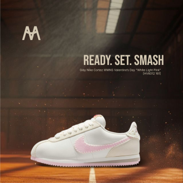 Giày Nike Cortez WMNS Valentine’s Day "White Light Pink" [HV6012 161]