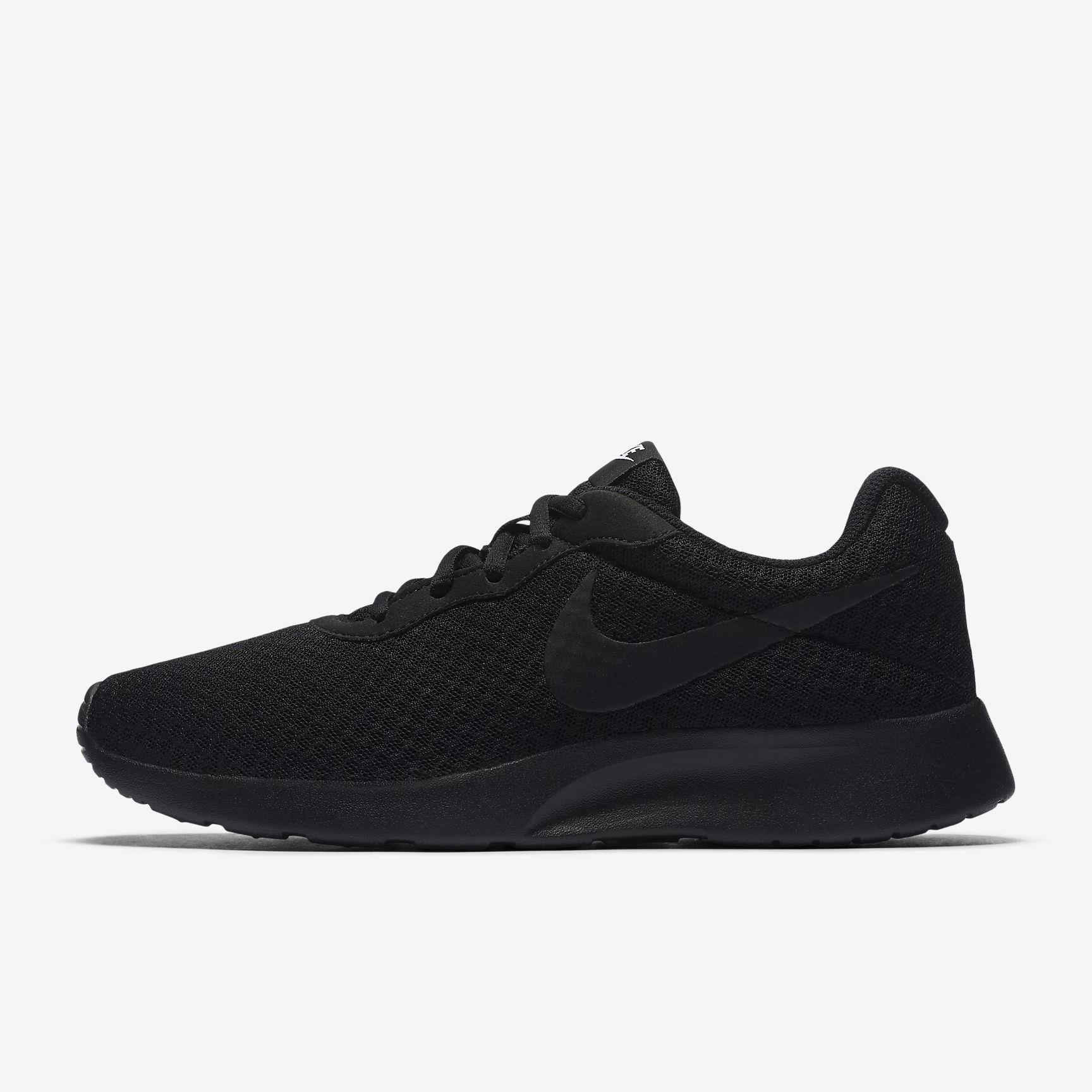 women's nike tanjun all black