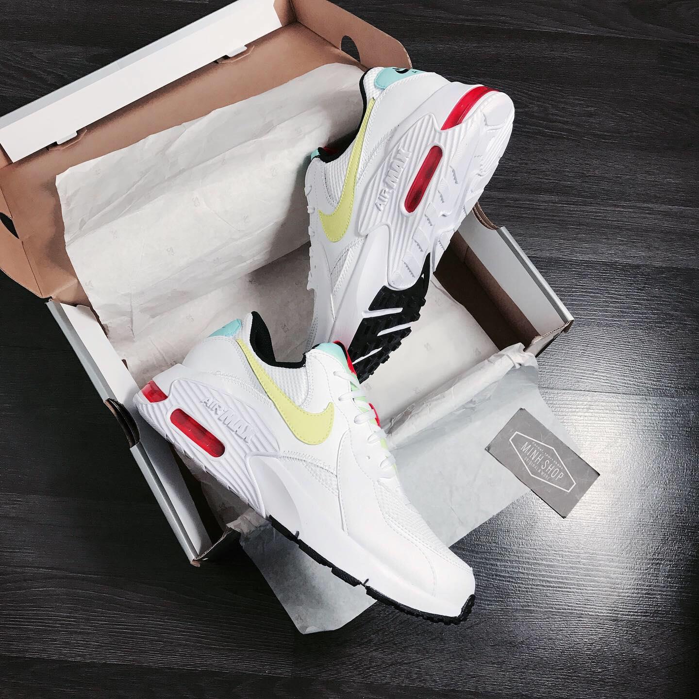 Minhshop.vn - HÃ ng ChÃ­nh HÃ£ng Nike Air Max Excee 'White Volt' 2021** CW5606 100