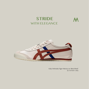 Giày Onitsuka Tiger Mexico 66 ‘Birch Red’ [1183A201 206]