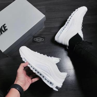 Hàng Chính Hãng Nike Nike Air Max 97 all white x 2020**