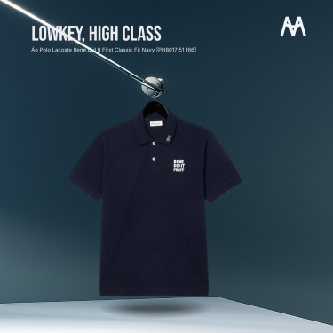Áo Polo Lacoste Rene Did It First Classic Fit Navy [PH8017 51 166] - Image 1