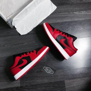 Giày Nike Jordan 1 Low Reverse Bred GS ** [553560 606]