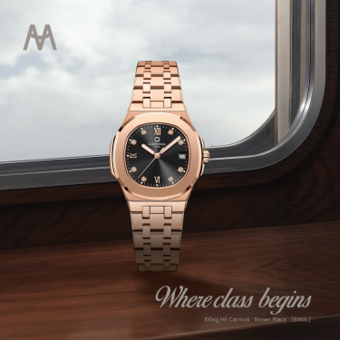 Đồng Hồ Carnival ''Brown Black'' [8160L] - Image 1