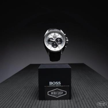 Đồng Hồ Hugo Boss Driver Chronograph Leather Black/Silve Watch ** [1512880]