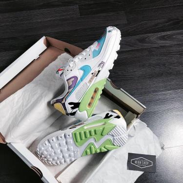 Hàng Chính Hãng Nike Air Max 90 Flyleather Ruohan Wang 2020**+