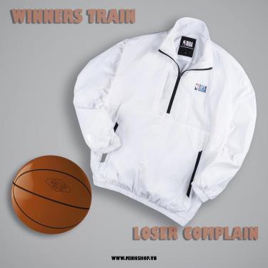 Hàng Chính Hãng Áo Khoác Uni NBA Play Anorak White 2021** N212JP012P hang-chinh-hang-ao-khoac-uni-nba-play-anorak-white-2021-n212jp012p