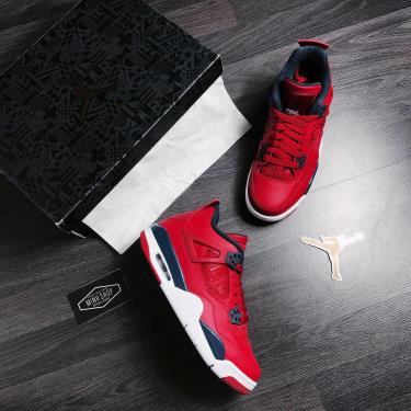Hàng Chính Hãng Nike Air Jordan 4 Retro Fiba V 2021** 408452 617 hang-chinh-hang-nike-air-jordan-4-retro-fiba-v-2021-408452-617