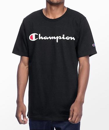 Hàng Chính Hãng Áo Thun Champion Printed Script Logo Black 2021** 📢(CÒN 3 SẢN PHẨM )📢 hang-chinh-hang-ao-thun-champion-printed-script-logo-black-2021-con-3-san-pham