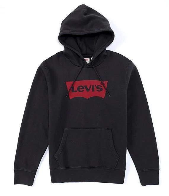  - Hoodie Levi's® Long-Sleeve Batwing Graphic Fleece Black [  387970003 ]