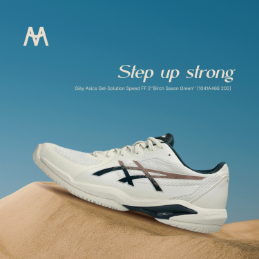 Giày Asics Gel-Solution Speed FF 2''Birch Saxon Green'' [1041A466 200] Training / Pickleball / Tennis - Image 1