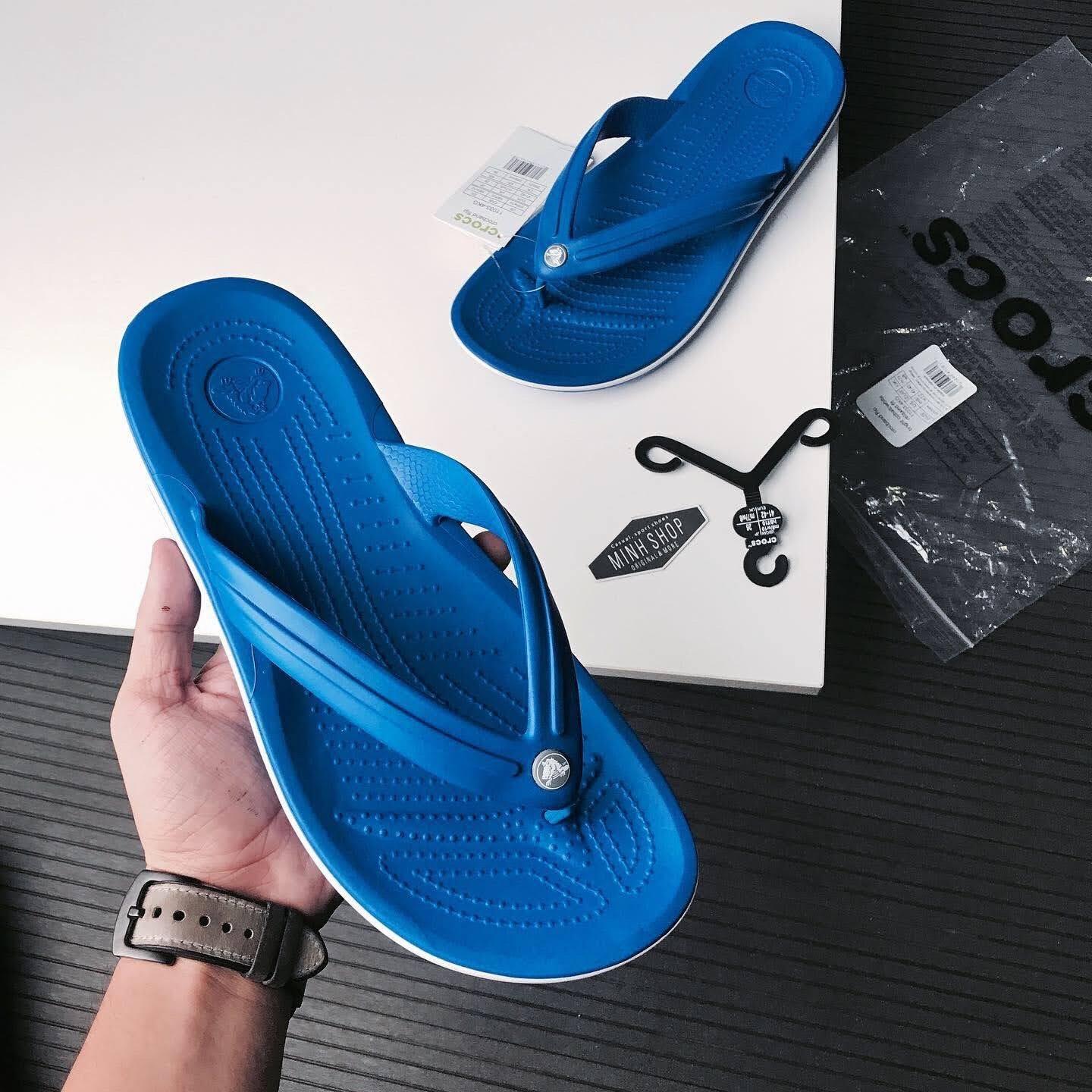  - -350k Dép Crocs Flip-Flops Blue [11033-4KG]