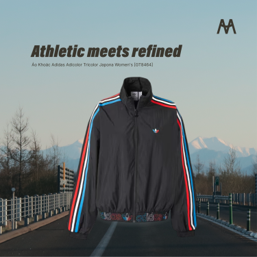 Áo Khoác Adidas Adicolor Tricolor Japona Women's [GT8464] - Image 1