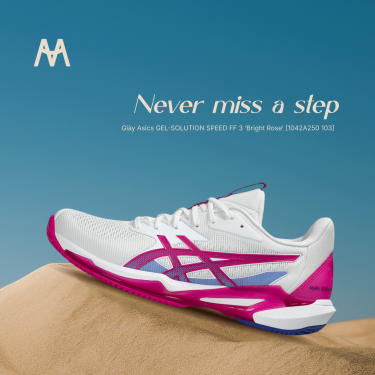 Giày Asics GEL-SOLUTION SPEED FF 3 ‘Bright Rose’ [1042A250 103] Training / Pickleball / Tennis - Image 1