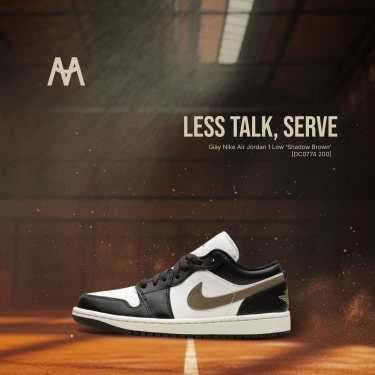 Giày Nike Air Jordan 1 Low 'Shadow Brown' [DC0774 200] - Image 1